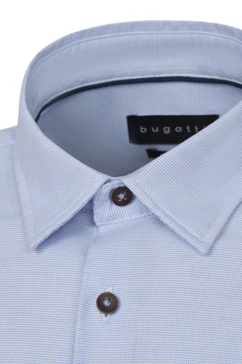 Hemden lange mouw blauw Bugatti - Image 4