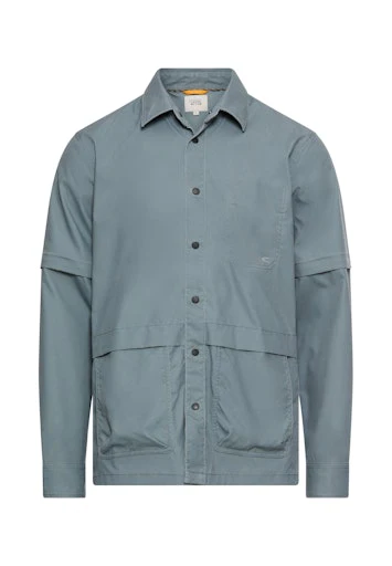 Hemden lange mouw blauw Camel active