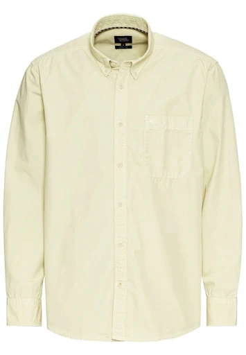 Hemden lange mouw blauw Camel active