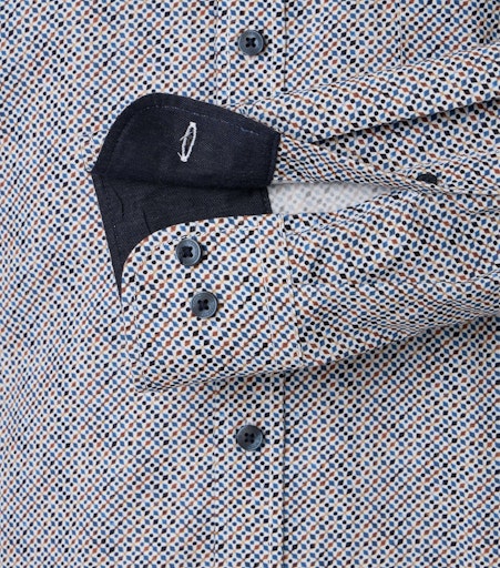 Hemden lange mouw blauw Casa Moda - Image 2