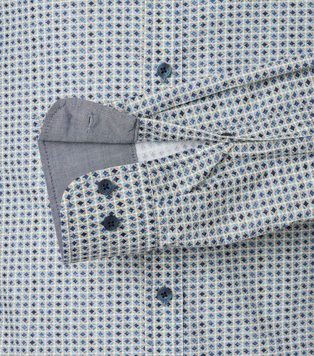 Hemden lange mouw blauw Casa Moda - Image 2