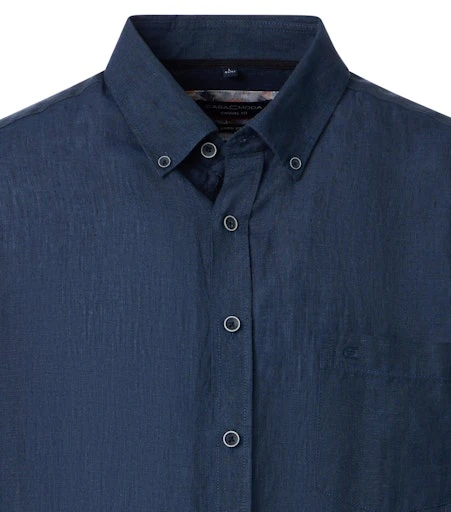 Hemden lange mouw blauw Casa Moda - Image 3