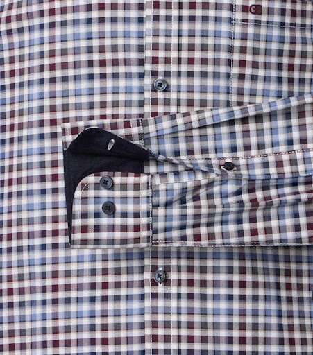 Hemden lange mouw blauw Casa Moda - Image 2