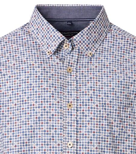 Hemden lange mouw blauw Casa Moda - Image 3