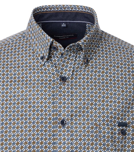 Hemden lange mouw blauw Casa Moda - Image 3
