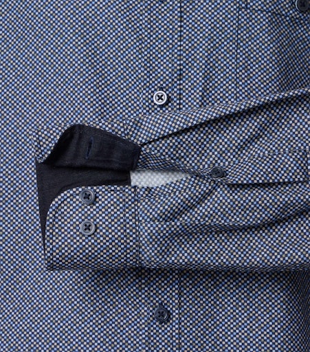Hemden lange mouw blauw Casa Moda - Image 2