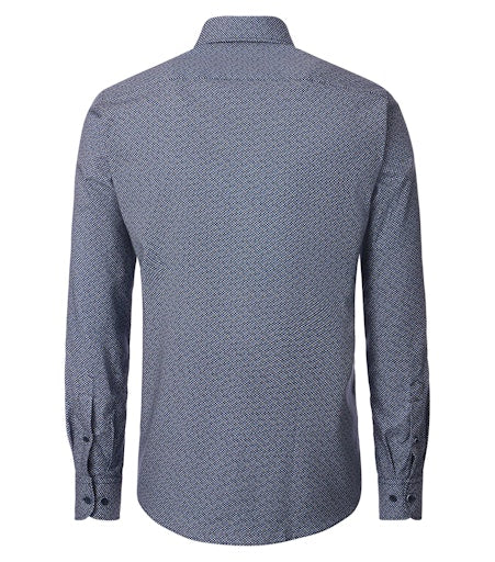 Hemden lange mouw blauw Casa Moda - Image 4