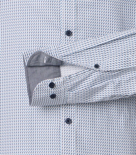 Hemden lange mouw blauw Casa Moda - Image 2