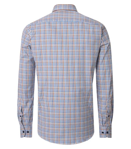 Hemden lange mouw blauw Casa Moda - Image 4