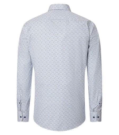 Hemden lange mouw blauw Casa Moda - Image 4