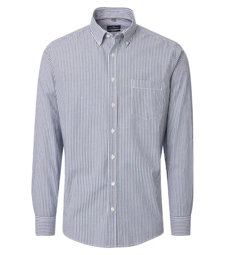 Hemden lange mouw blauw Casa Moda