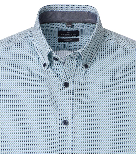 Hemden lange mouw blauw Casa Moda - Image 3