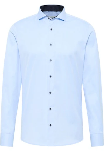 Hemden lange mouw blauw ETERNA - Image 5