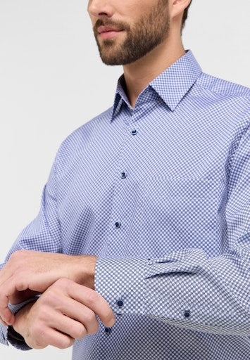 Hemden lange mouw blauw ETERNA - Image 3