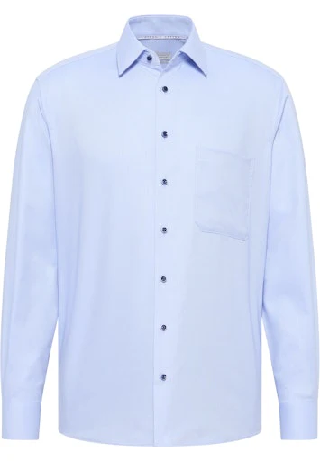 Hemden lange mouw blauw ETERNA - Image 5