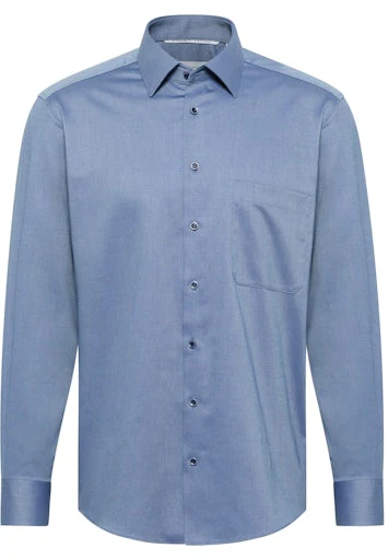 Hemden lange mouw blauw ETERNA - Image 5
