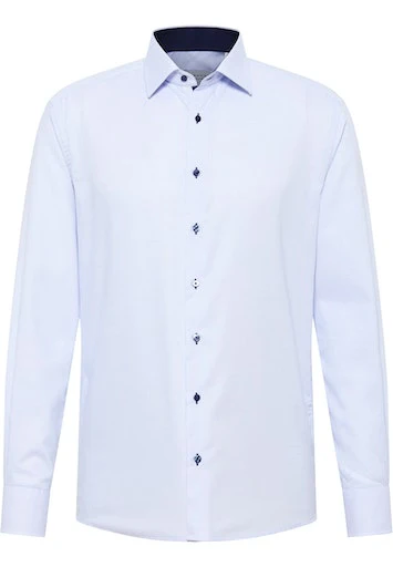 Hemden lange mouw blauw ETERNA - Image 5