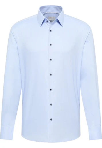 Hemden lange mouw blauw ETERNA - Image 5