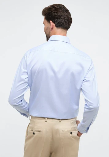 Hemden lange mouw blauw ETERNA - Image 4