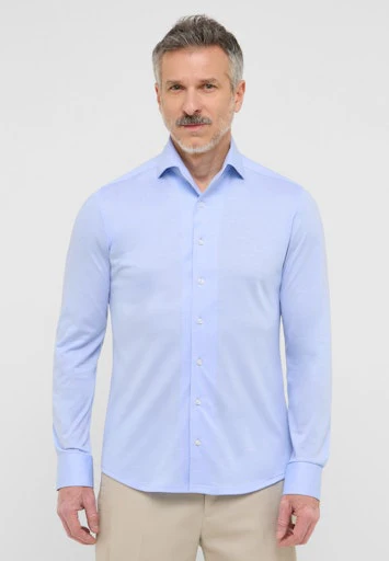 Hemden lange mouw blauw ETERNA - Image 2
