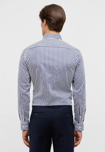 Hemden lange mouw blauw ETERNA - Image 4