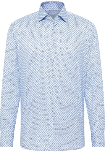 Hemden lange mouw blauw ETERNA - Image 5