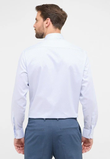 Hemden lange mouw blauw ETERNA - Image 4