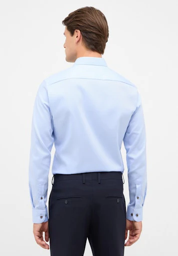 Hemden lange mouw blauw ETERNA - Image 4