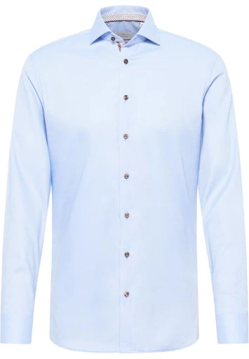 Hemden lange mouw blauw ETERNA - Image 5