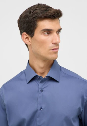 Hemden lange mouw blauw ETERNA - Image 3