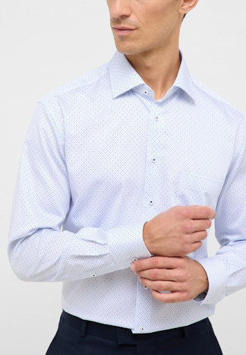 Hemden lange mouw blauw ETERNA - Image 3