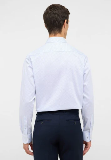 Hemden lange mouw blauw ETERNA - Image 4