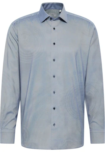 Hemden lange mouw blauw ETERNA - Image 2