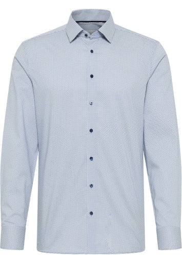 Hemden lange mouw blauw ETERNA - Image 2