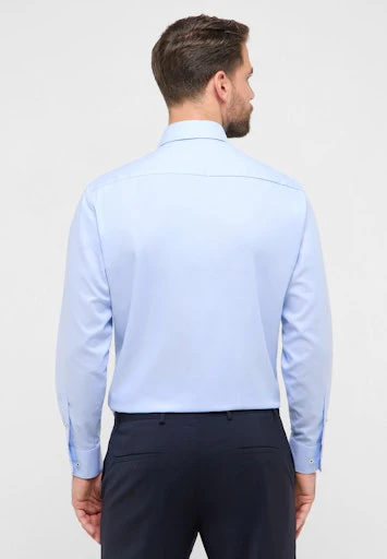 Hemden lange mouw blauw ETERNA - Image 4