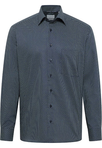 Hemden lange mouw blauw ETERNA - Image 2