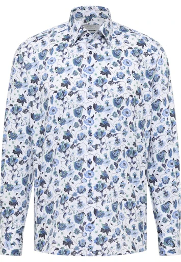 Hemden lange mouw blauw ETERNA - Image 2