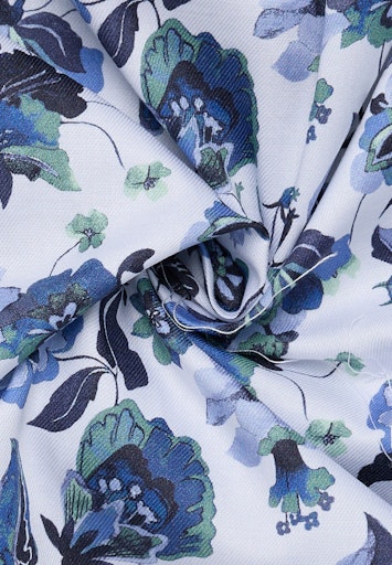 Hemden lange mouw blauw ETERNA - Image 3