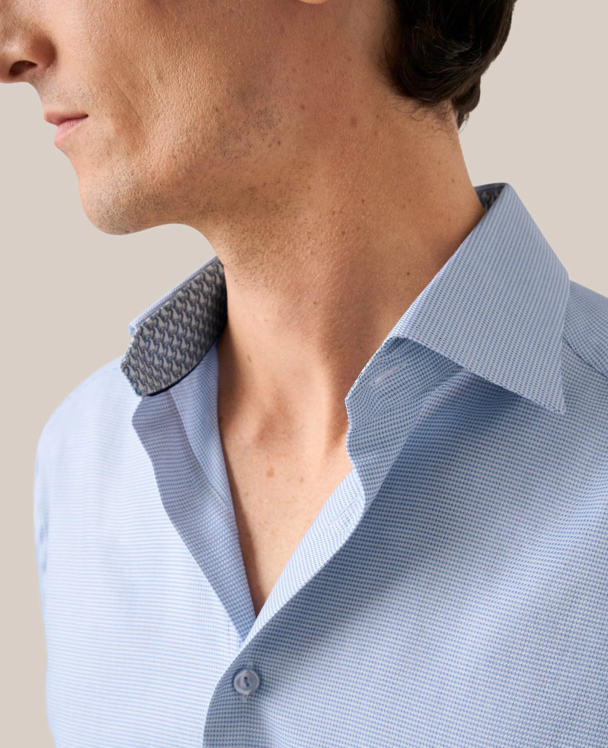 Hemden lange mouw blauw ETON SHIRT - Image 2