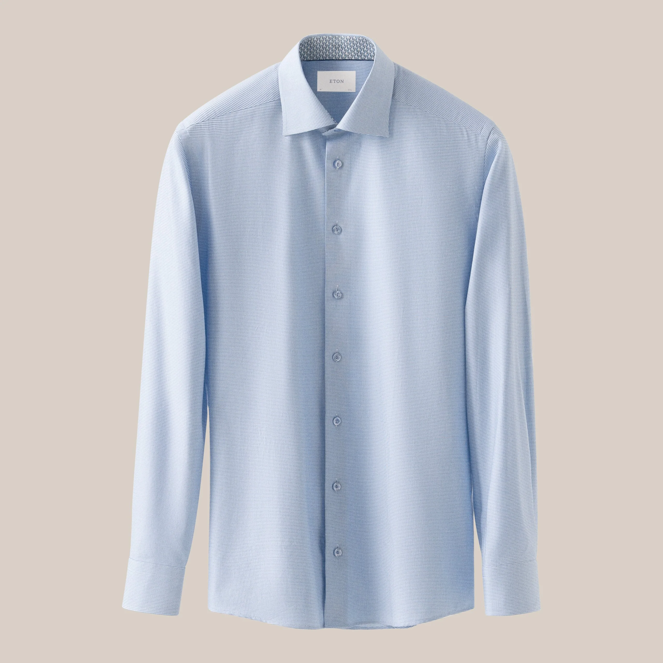 Hemden lange mouw blauw ETON SHIRT - Image 5