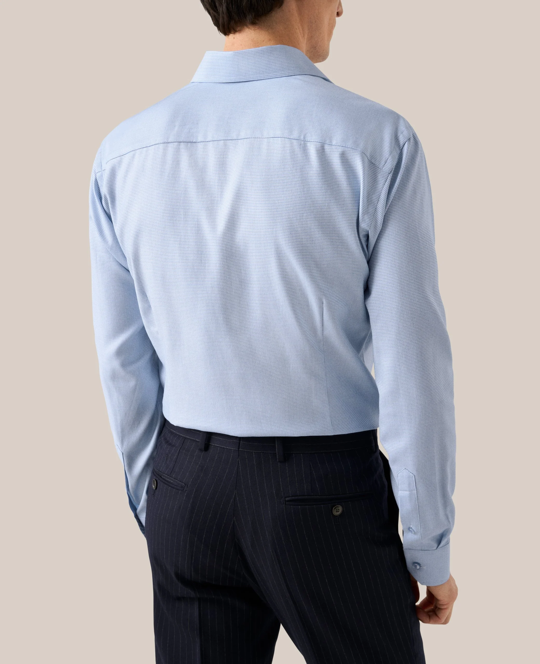 Hemden lange mouw blauw ETON SHIRT - Image 7