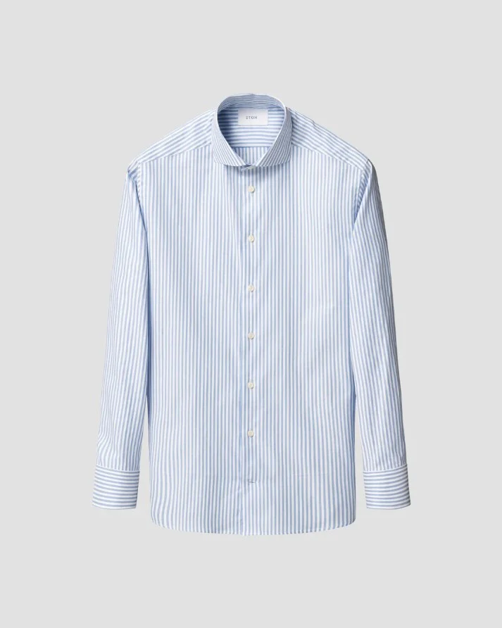 Hemden lange mouw blauw ETON SHIRT - Image 3