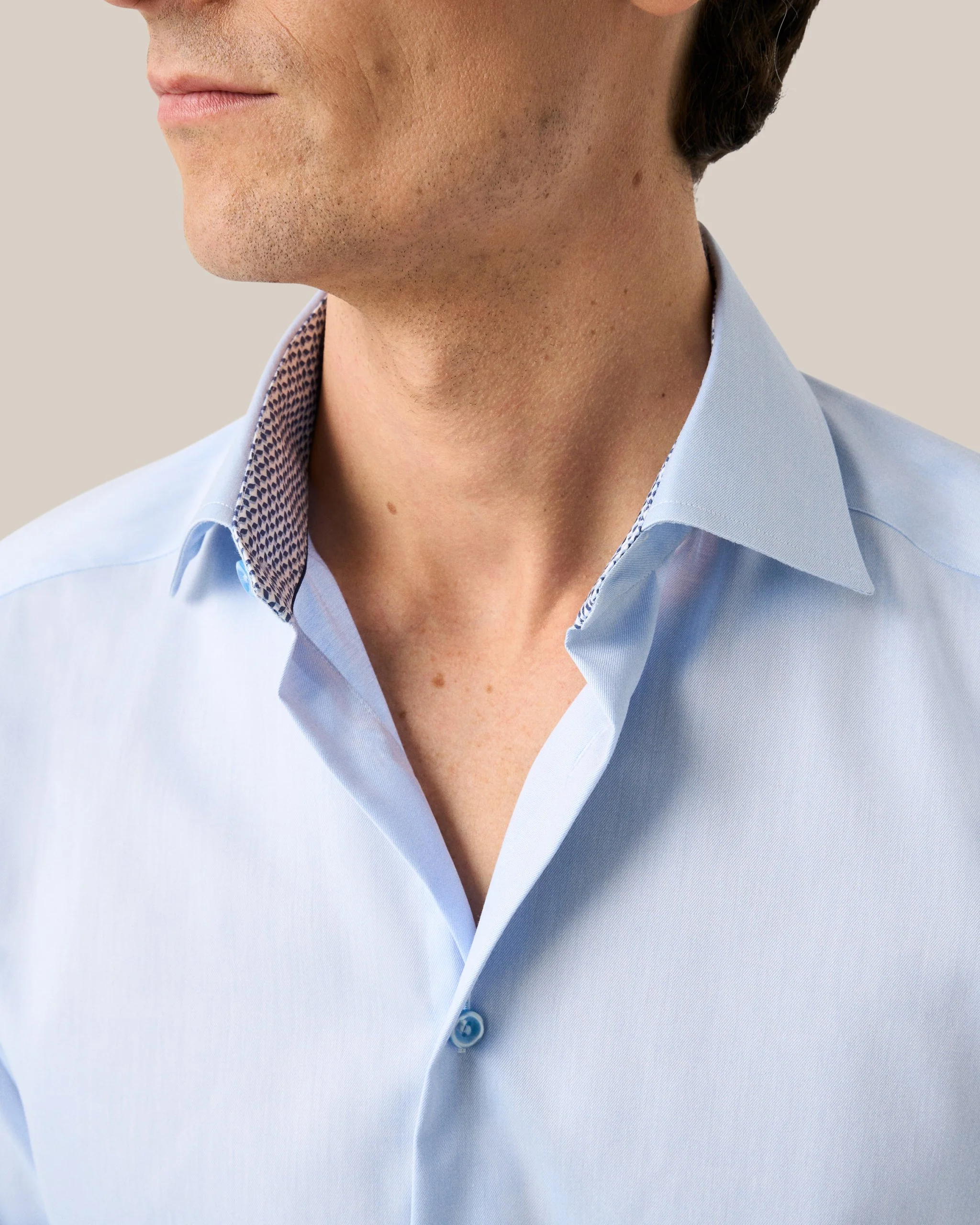 Hemden lange mouw blauw ETON SHIRT - Image 4