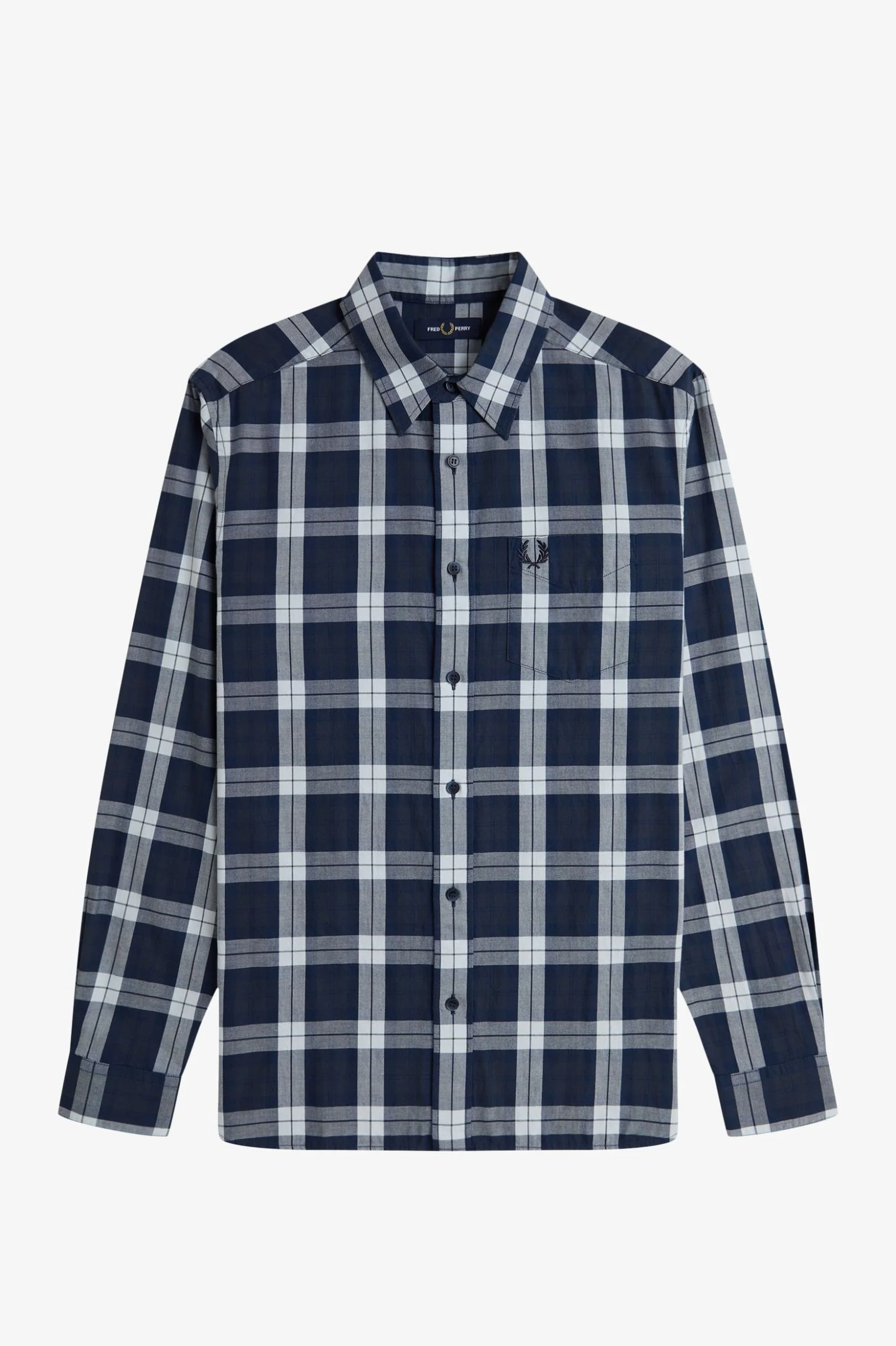 Hemden lange mouw blauw Fred Perry - Image 2