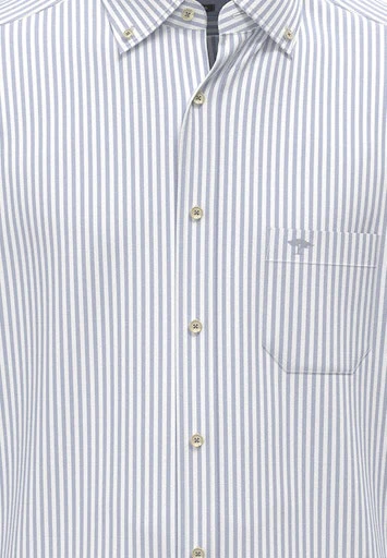 Hemden lange mouw blauw Fynch-Hatton