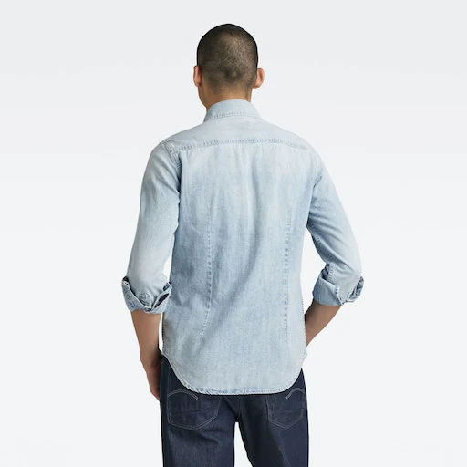 Hemden lange mouw blauw G-Star Raw - Image 3