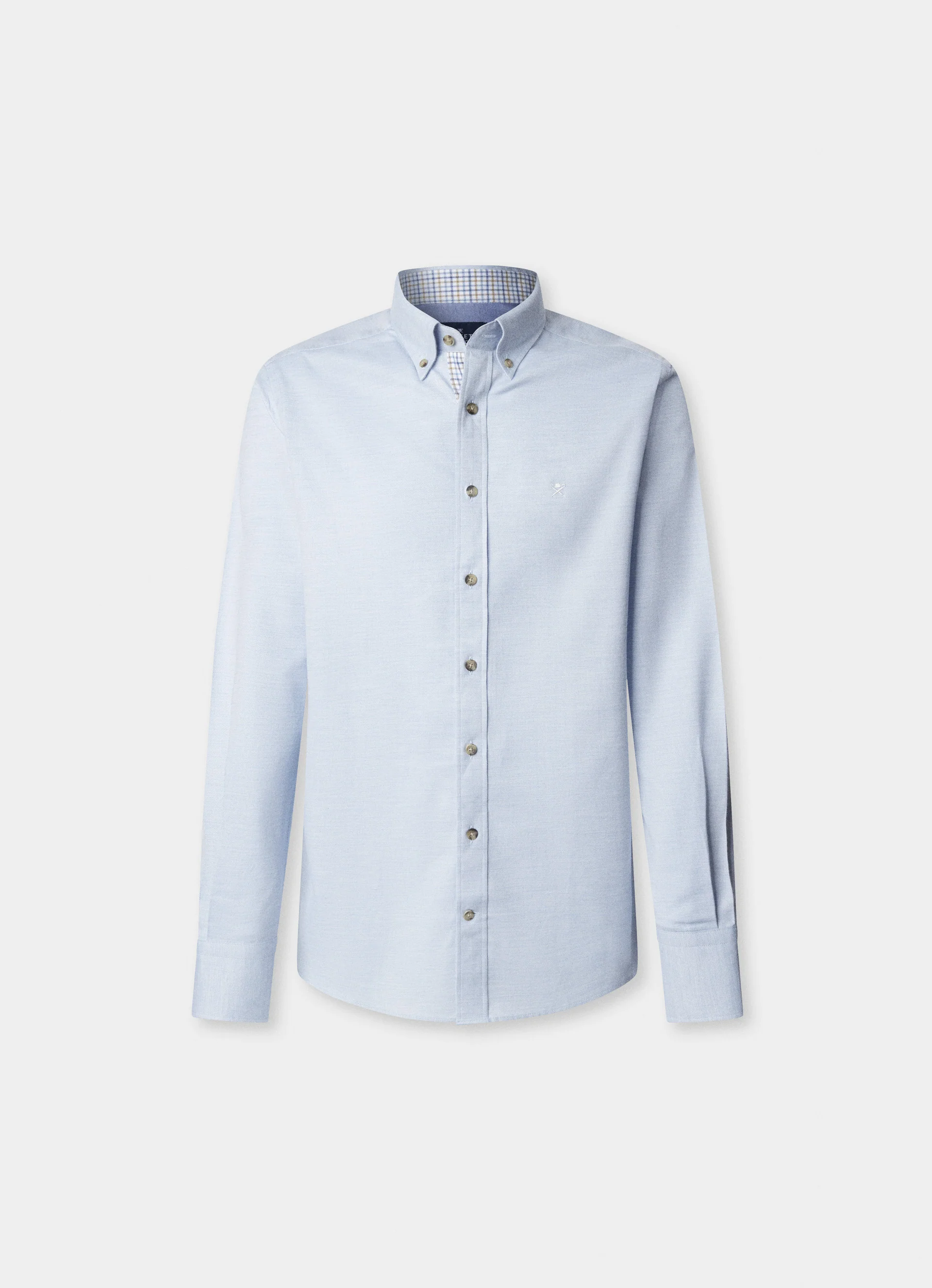 Hemden lange mouw blauw Hackett London - Image 2