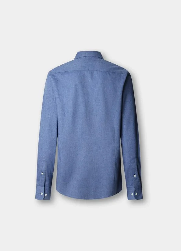 Hemden lange mouw blauw Hackett London - Image 2