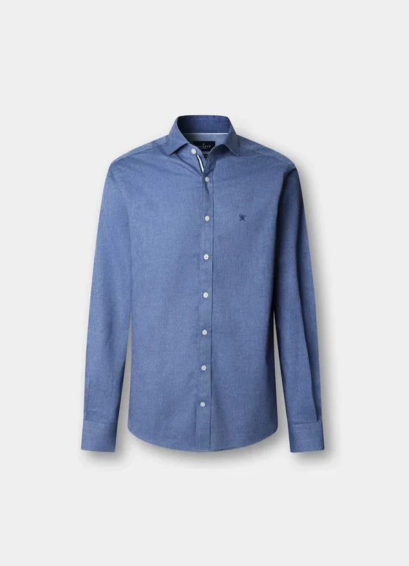 Hemden lange mouw blauw Hackett London - Image 3