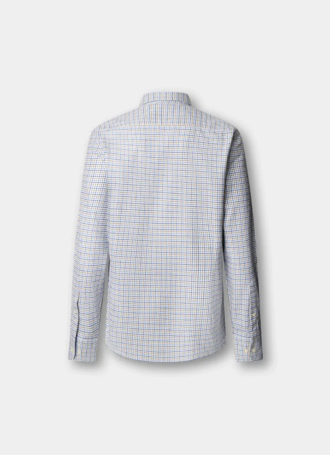 Hemden lange mouw blauw Hackett London - Image 2